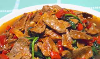 猪肝怎么炒好吃又嫩